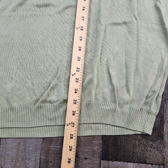 Men's Perry Ellis Size 2XL Silk Crew Neck Pullover Long Sleeve Swester - Picture 5 of 7